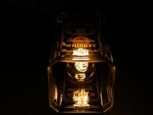 Benutzerdefinierte Jack Daniels Lampe