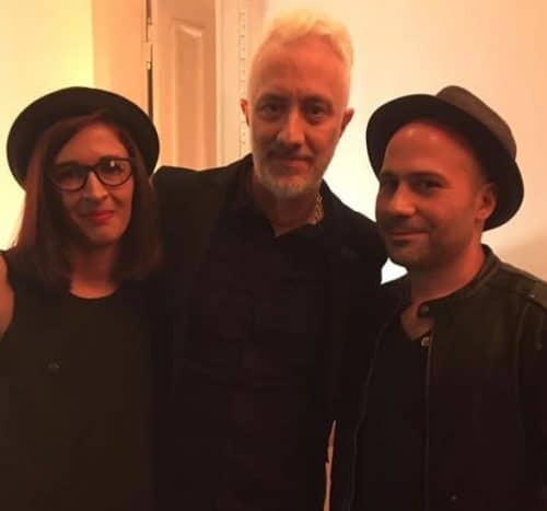 Eli con Lanchi y Andy kusnetzoff en Chivas House Buenos aires Argentina