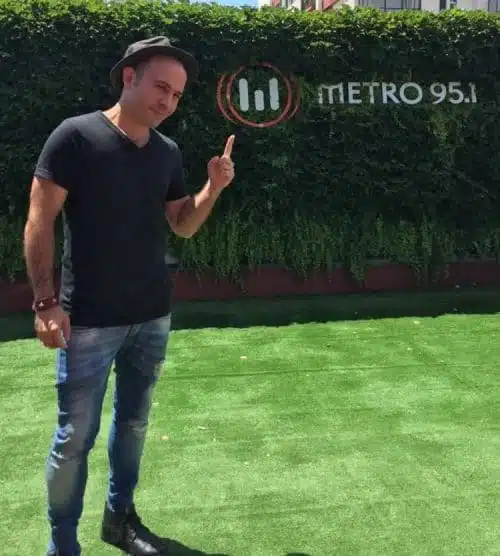 Lanchi en la Radio Metro