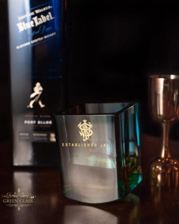 Vaso de whisky Johnnie Walker Blue mareado