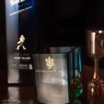 Vaso de whisky Johnnie Walker Blue mareado