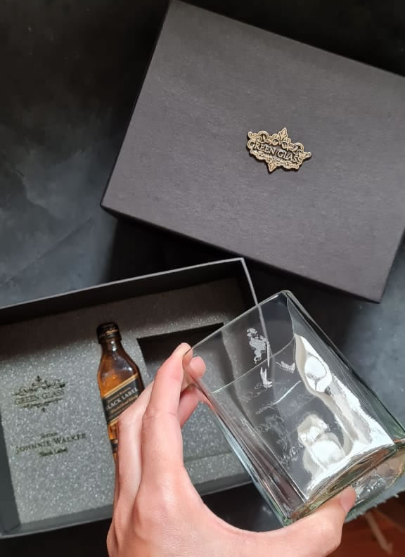 Geschenken Johnnie Walker Black Label whiskyglas