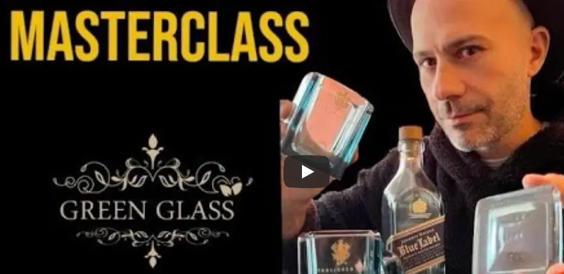 Masterclass Lanchi aprender a pulir y lijar vasos de botellas de vidro con herramientas profesionales
