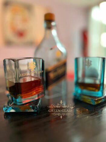 Vaso de whisky Johnnie Walker Giratorio