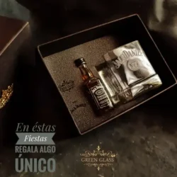 Kit de regalo personalizado Jack Daniels edición Green Glass