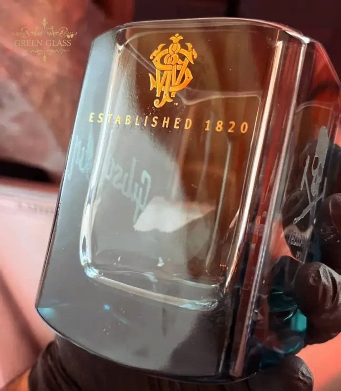 Vaso de whisky premium Johnnie Walker Blue label regalo empresarial edición Green Glass