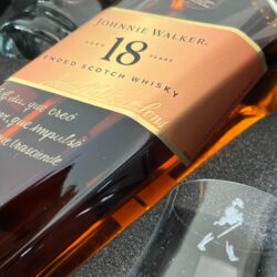 botella de whisky Jhonnie Walker personalizada para regalo