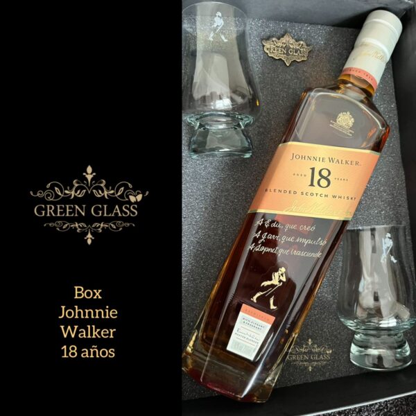 Box de whisky para regalo johnnie walker